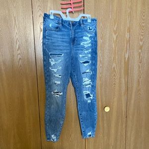 American Eagle curvy high waisted skinny jeans